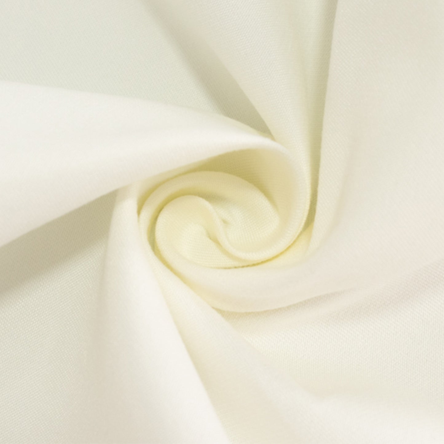 Ivory cotton blend square tablecloth, 70"x70".
