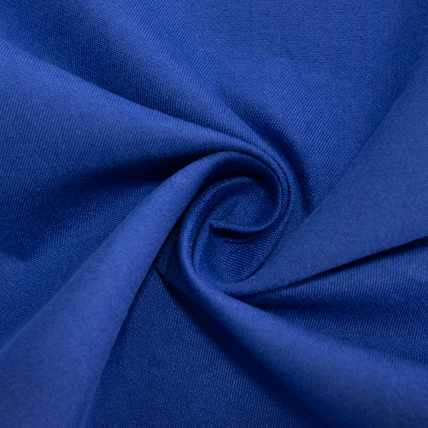 Royal blue cotton blend square tablecloth, 70"x70".