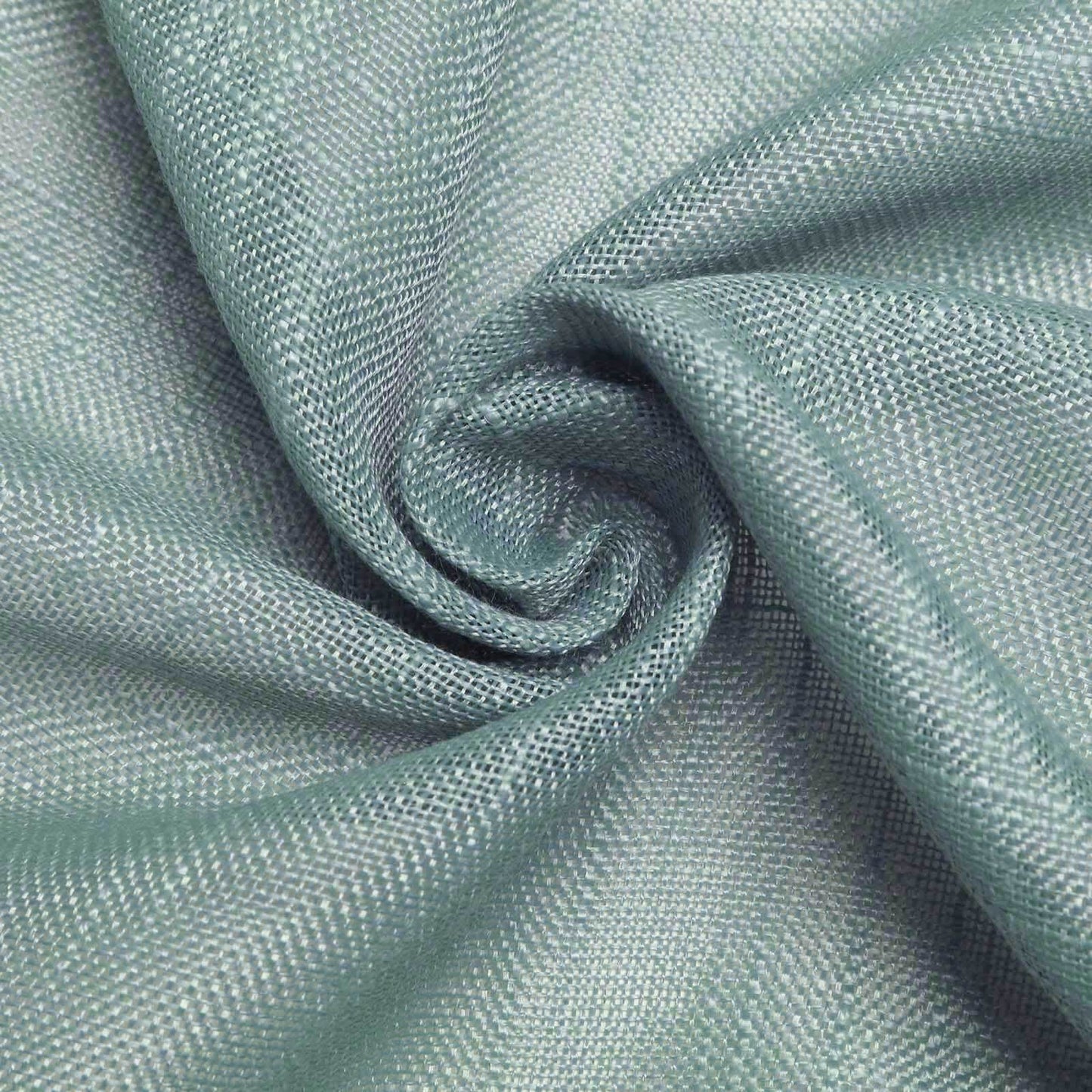 Dusty blue linen tablecloth with slubby texture, wrinkle resistant. #whtbkgd