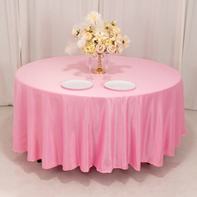 Versatile Pink Tablecloth for a Range of Event Themes Versatile Pink Tablecloth for a Range of Event Themes