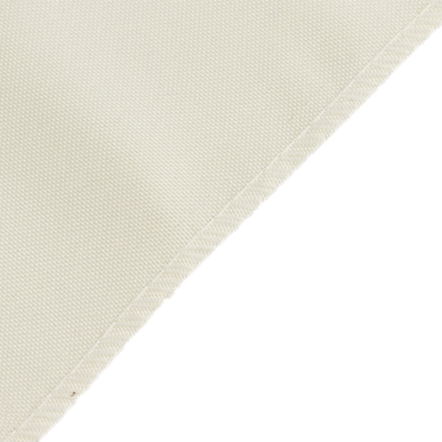 Ivory Fitted Premium Polyester Rectangle Tablecloth 6ft Table Cover For 72"x30" Tables - 220GSM