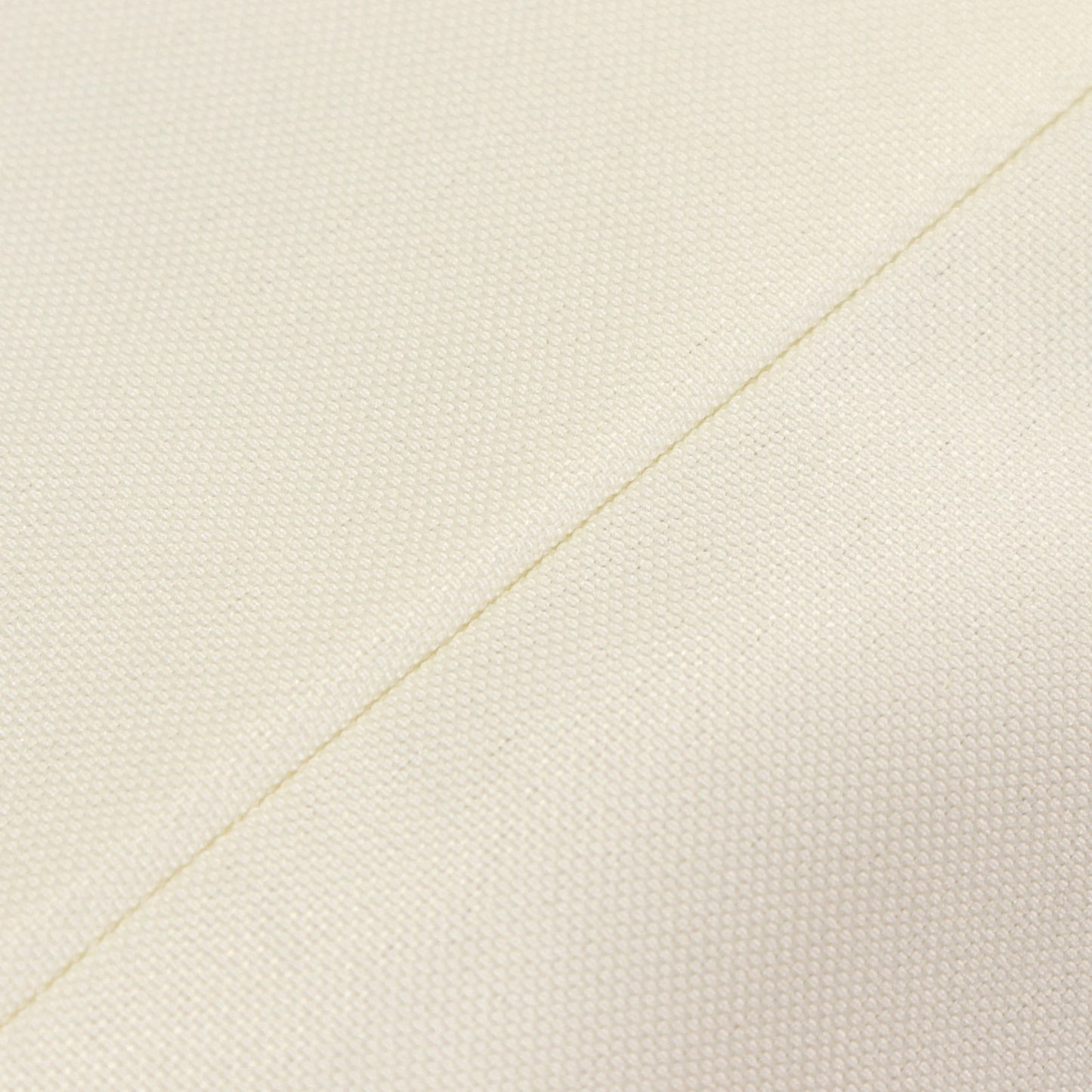 Ivory fitted tablecloth for 8ft rectangle tables, premium polyester fabric.