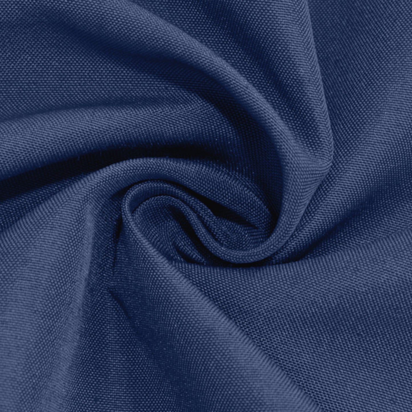 Navy blue fitted premium polyester tablecloth for 8ft tables.