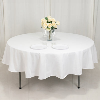 Stylish and Seamless White Tablecloth Stylish and Seamless White Tablecloth