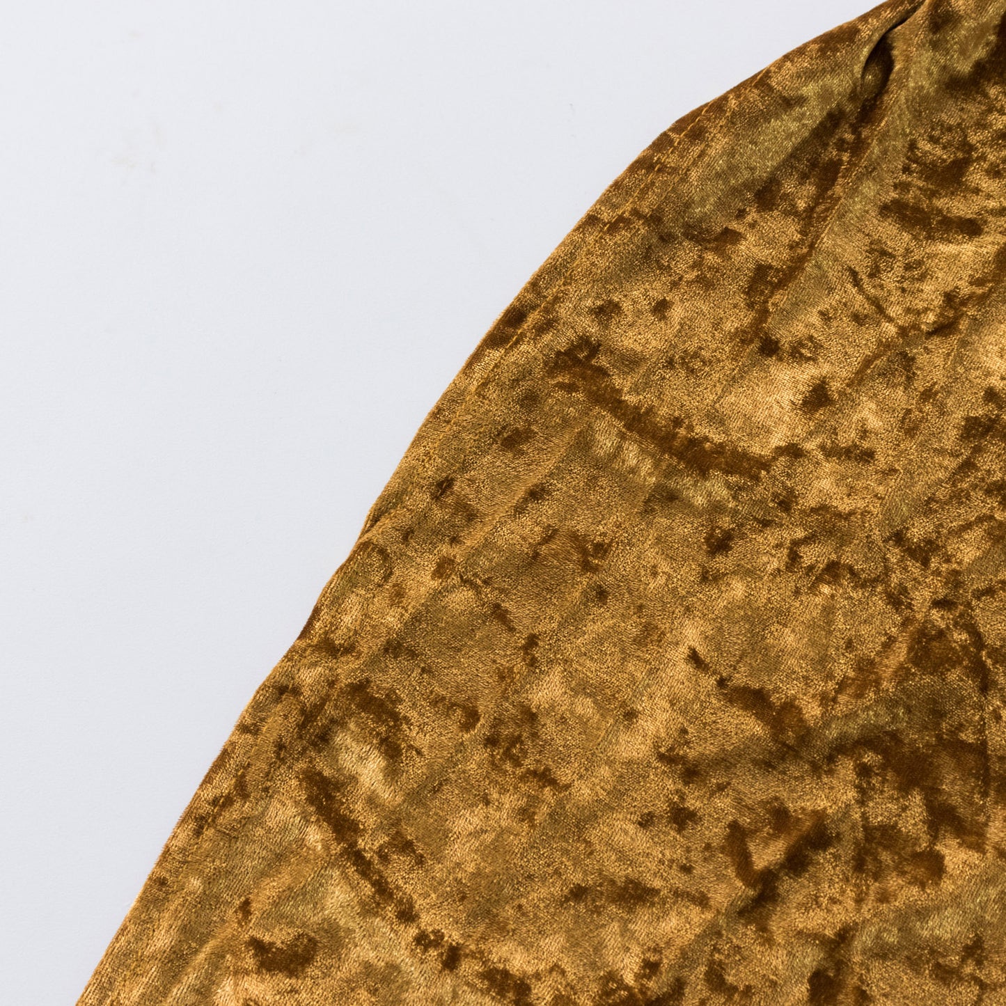 6ft Gold Crushed Velvet Spandex Fitted Rectangular Table Cover