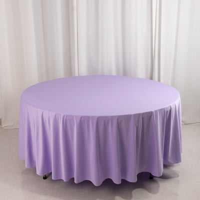 108" Lavender Lilac Premium Scuba Fabric Tablecloth 108" Lavender Lilac Premium Scuba Fabric Tablecloth