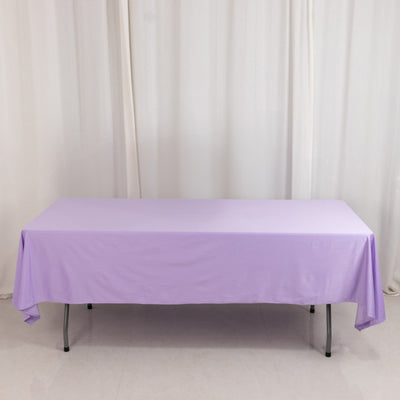 Elegant Lavender Premium Scuba Wrinkle-Free Tablecloth Elegant Lavender Premium Scuba Wrinkle-Free Tablecloth