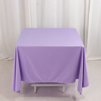 Lavender Premium Scuba Square Tablecloth: Elegance Meets Functionality Lavender Premium Scuba Square Tablecloth: Elegance Meets Functionality