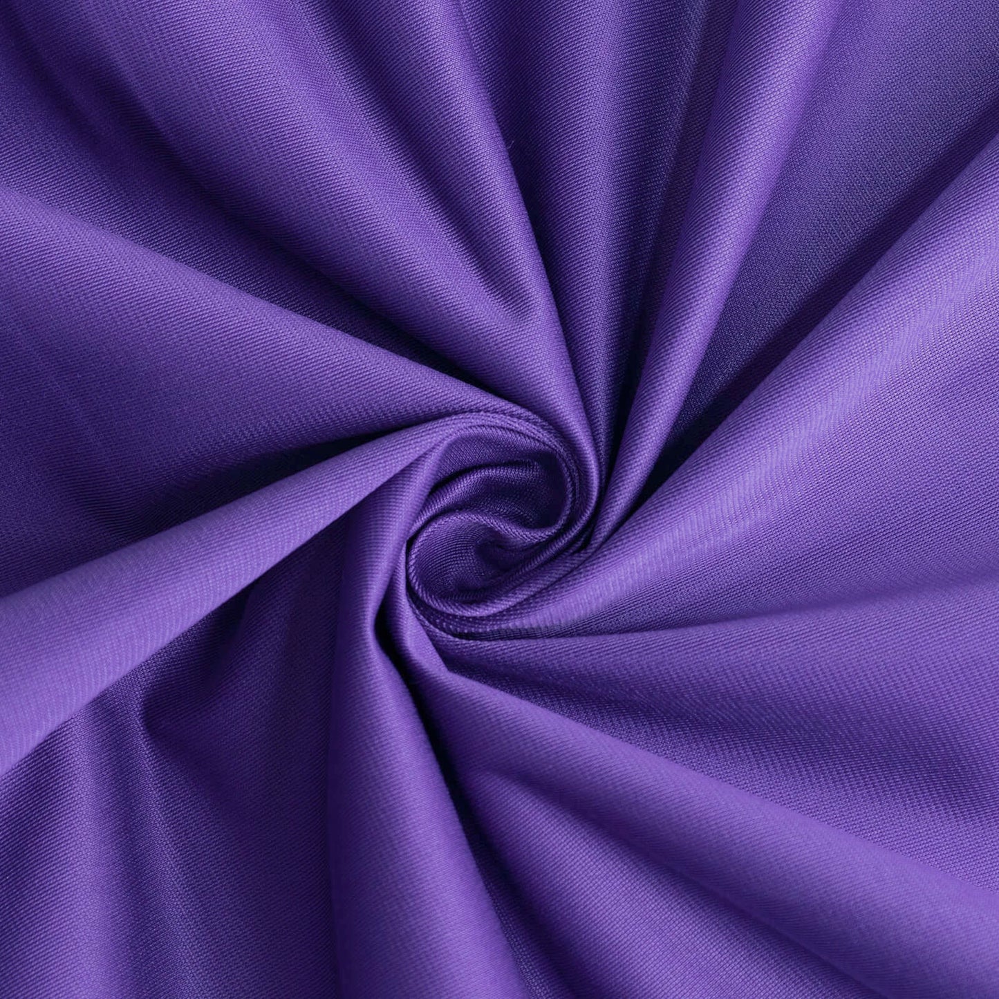 70" purple scuba wrinkle-free round tablecloth in a smooth, vibrant texture.
