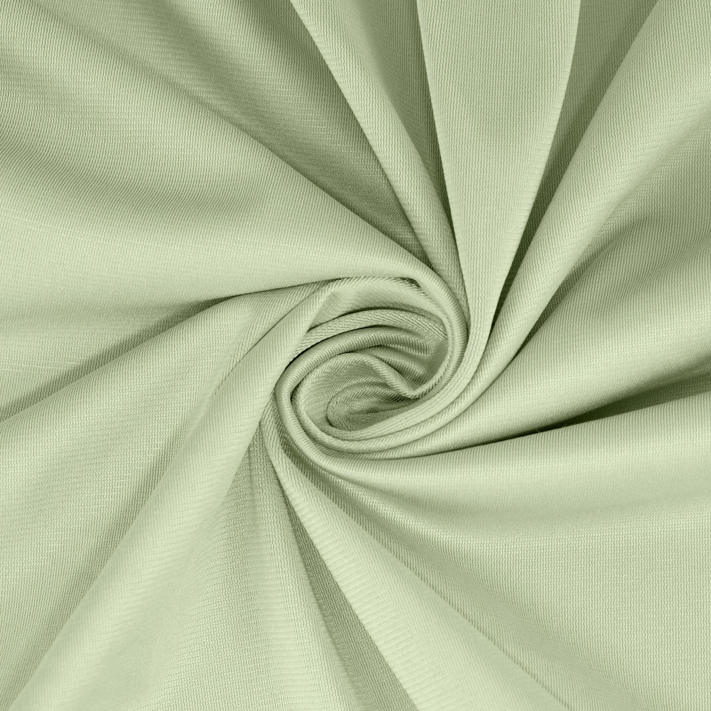 70" sage green scuba wrinkle-free tablecloth fabric.