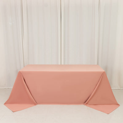 Dusty Rose Scuba Rectangular Tablecloth – Wrinkle-Free Seamless Style Dusty Rose Scuba Rectangular Tablecloth – Wrinkle-Free Seamless Style