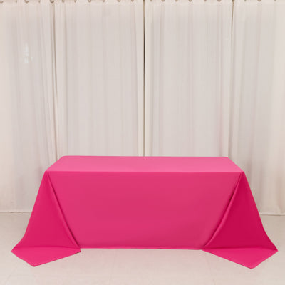Fuchsia Scuba Rectangular Tablecloth – Seamless Floor-Length Design Fuchsia Scuba Rectangular Tablecloth – Seamless Floor-Length Design