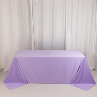 Elegant Lavender Scuba Wrinkle-Free Tablecloth Elegant Lavender Scuba Wrinkle-Free Tablecloth