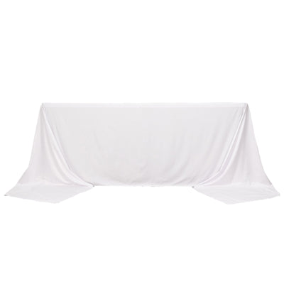 Seamless Elegance with the White Premium Scuba Tablecloth Seamless Elegance with the White Premium Scuba Tablecloth