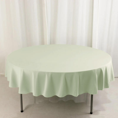 90" Round Sage Green Scuba Fabric Table Cloth 90" Round Sage Green Scuba Fabric Table Cloth