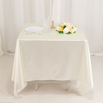 Elevate Your Event with Shimmer Pearl White Tablecloths 70" Elevate Your Event with Shimmer Pearl White Tablecloths 70"