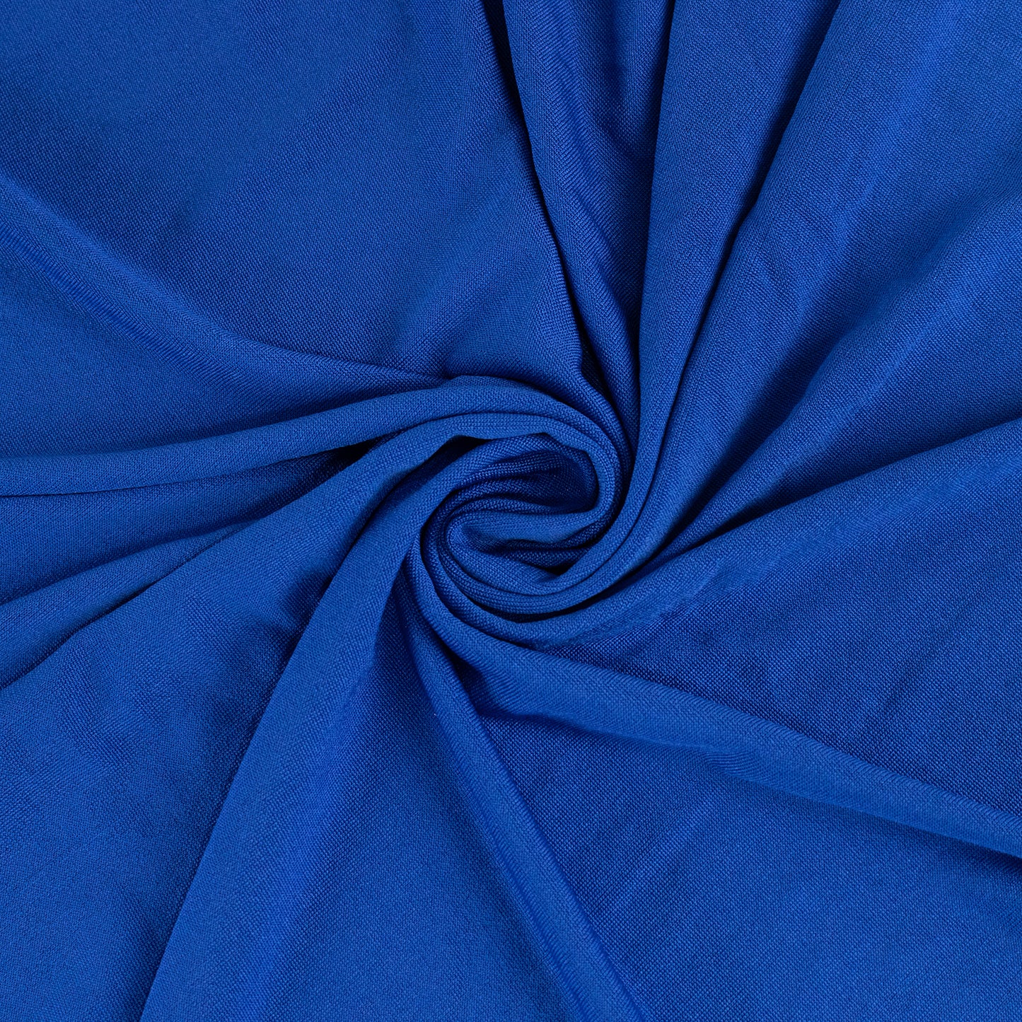 6ft royal blue round stretch spandex tablecloth for 72 inch tables