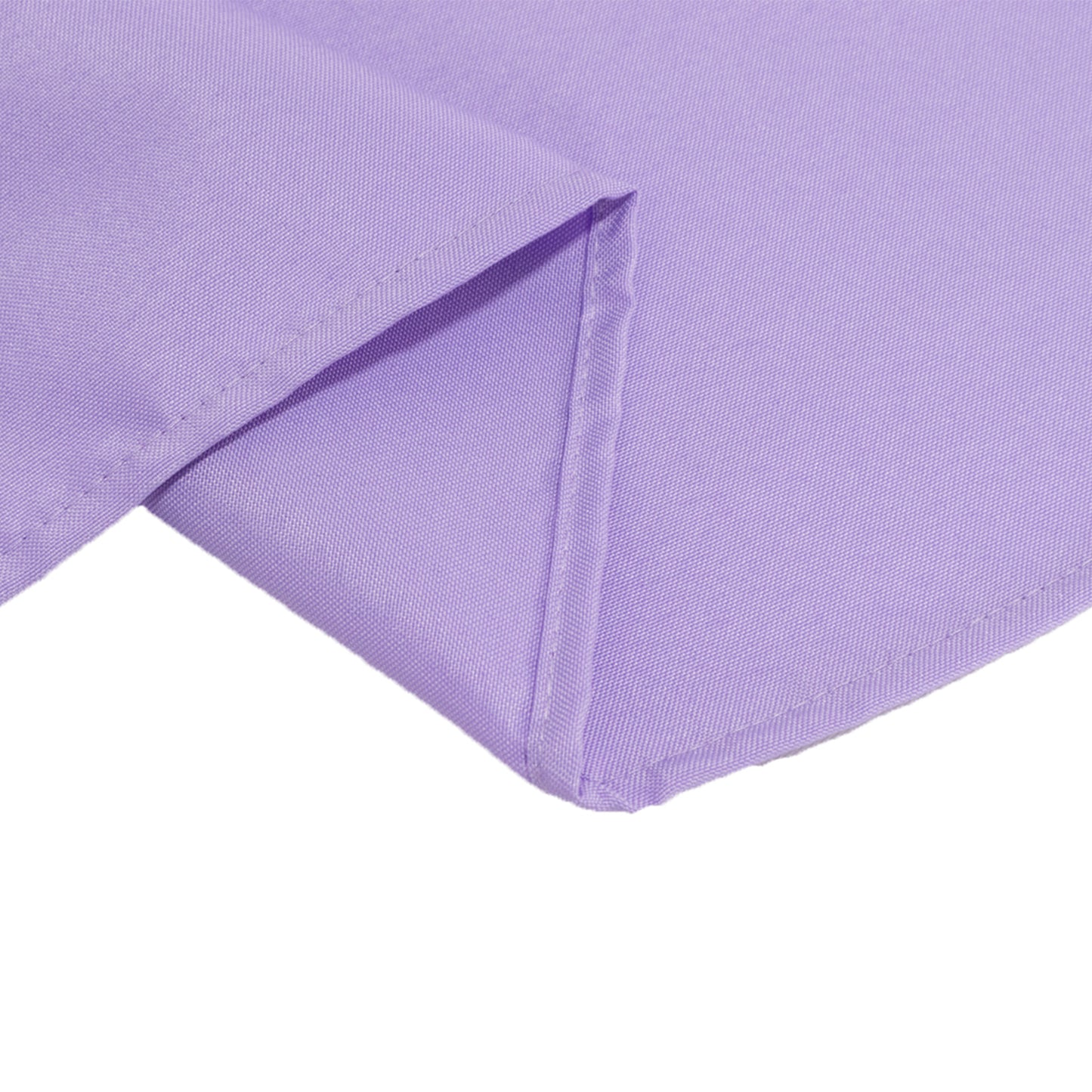 70"x70" Lavender Lilac Premium Seamless Polyester Square Table Overlay - 220GSM