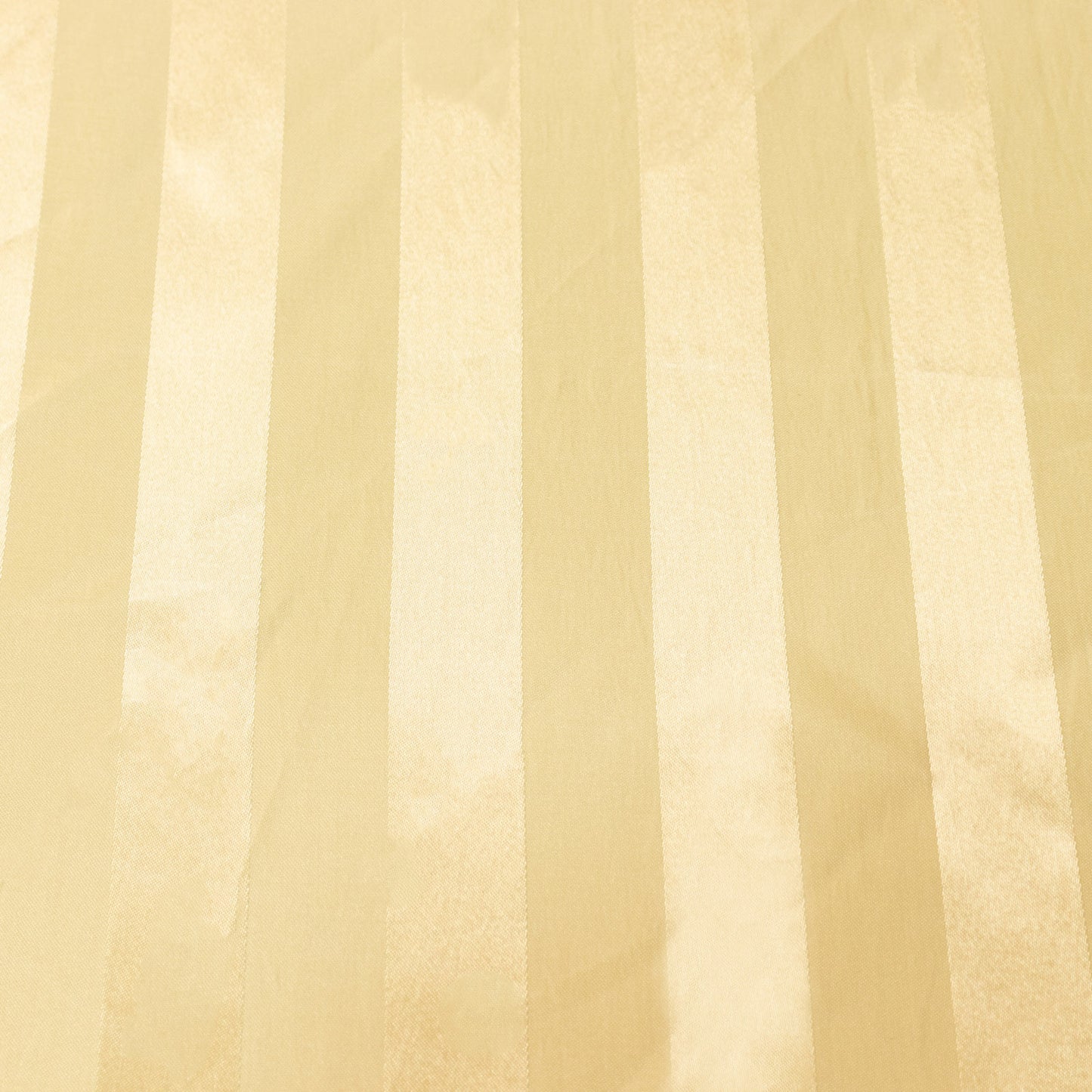 Champagne satin stripe rectangular tablecloth, 90"x132" seamless design.