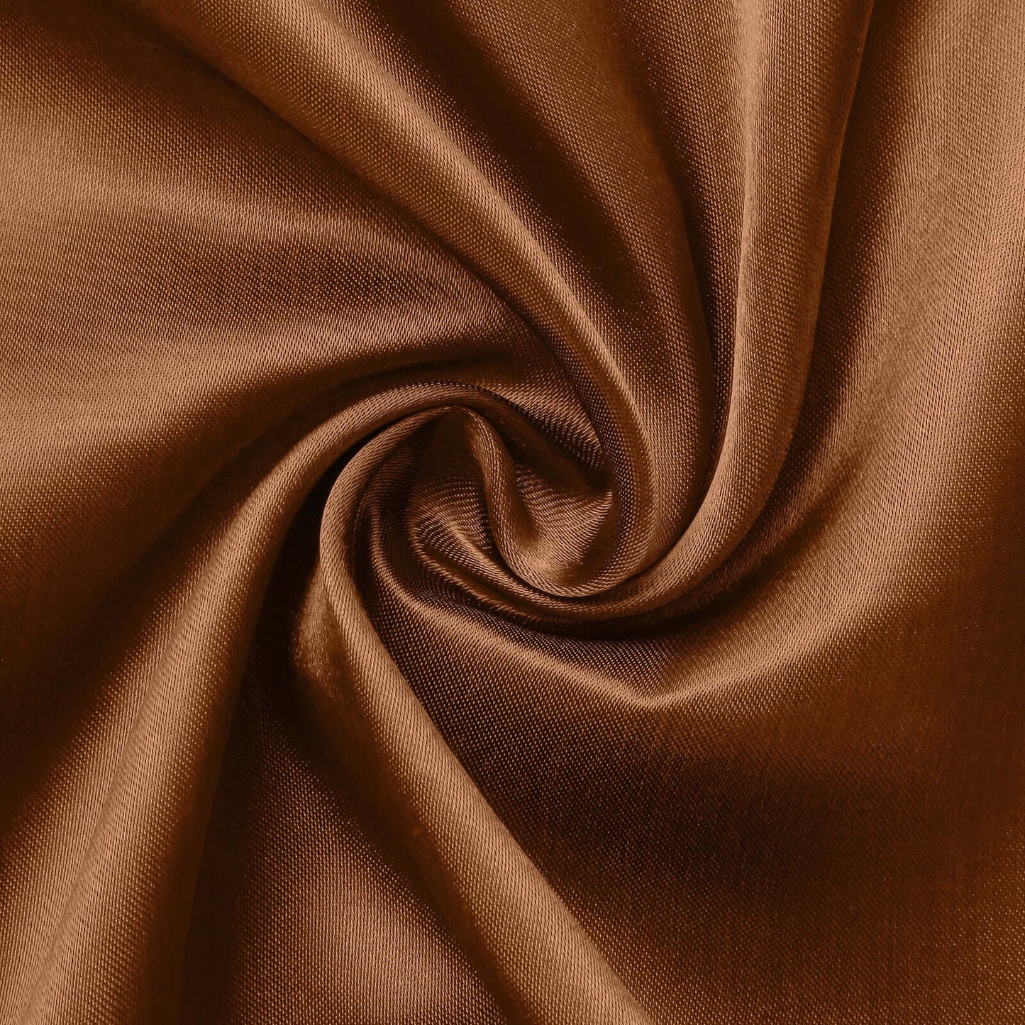 Cinnamon brown satin tablecloth, 90"x132", seamless rectangular design. #whtbkgd