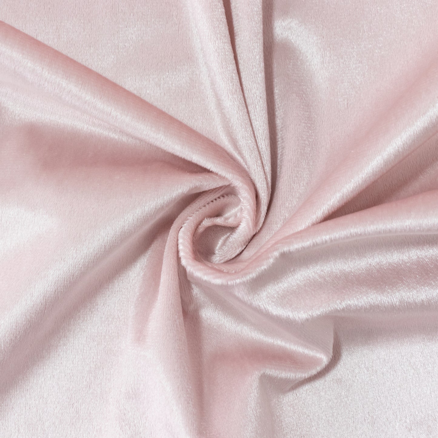 Blush premium velvet round tablecloth, soft and reusable.
