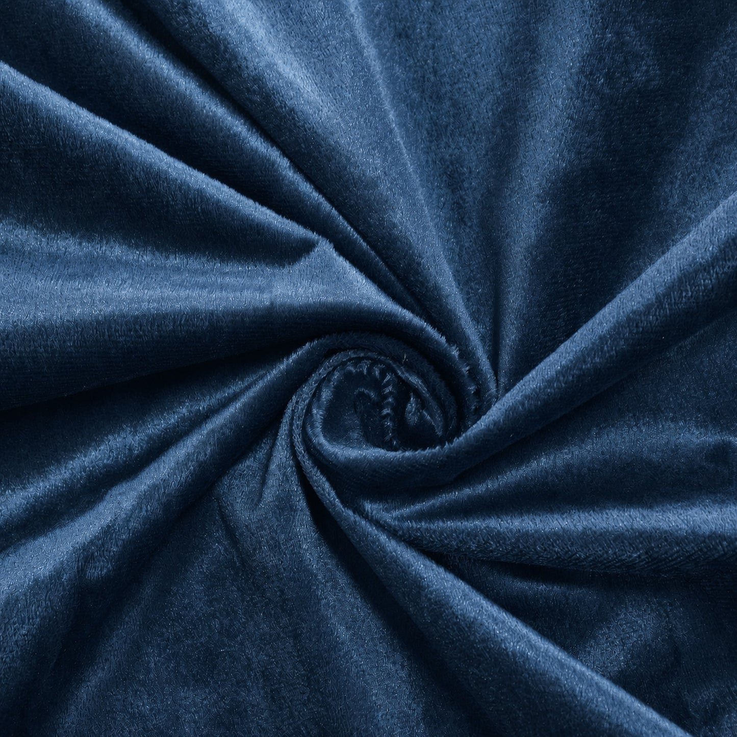 Premium Velvet 132" Round Tablecloth Navy Blue - Reusable & Soft Table Cover