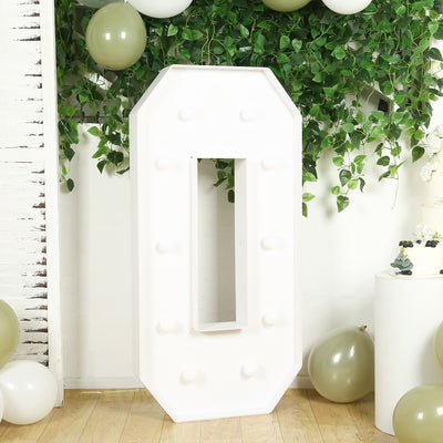 4ft White Giant LED Marquee Numbers 4ft White Giant LED Marquee Numbers