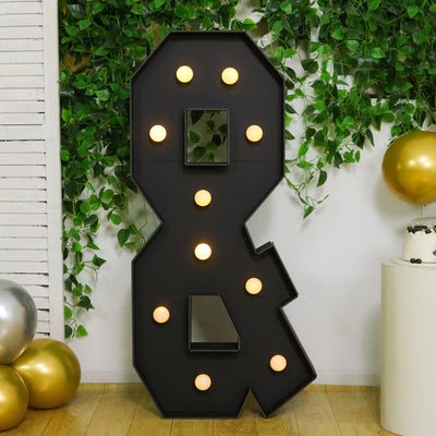 4ft Giant LED Marquee Symbol "&" for Events 4ft Giant LED Marquee Symbol "&" for Events