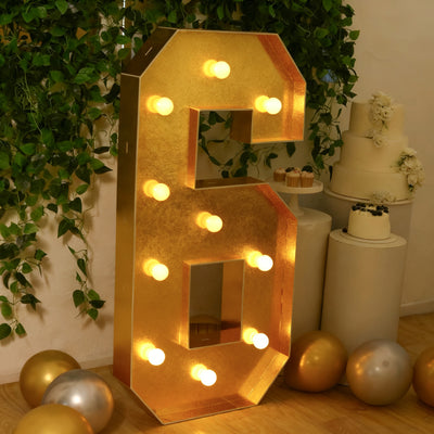 Décor Ideas with a Giant LED Marquee Number Décor Ideas with a Giant LED Marquee Number