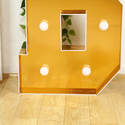 Décor Ideas with a Giant LED Marquee Letter Décor Ideas with a Giant LED Marquee Letter