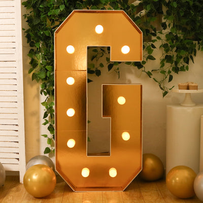 4ft Gold Marquee Letter G Light Up Sign 4ft Gold Marquee Letter G Light Up Sign
