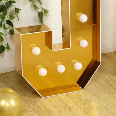 Décor Ideas with a Giant LED Marquee Letter Décor Ideas with a Giant LED Marquee Letter