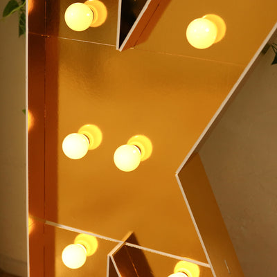 Décor Ideas with a Giant LED Marquee Letter Décor Ideas with a Giant LED Marquee Letter