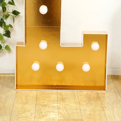 Décor Ideas with a Giant LED Marquee Letter Décor Ideas with a Giant LED Marquee Letter