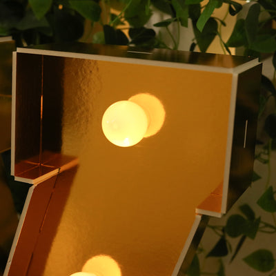 Décor Ideas with a Giant LED Marquee Letter Décor Ideas with a Giant LED Marquee Letter