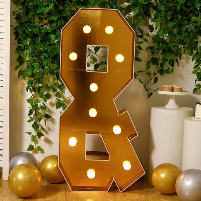 Gold 4ft Giant LED Marquee Symbol Gold 4ft Giant LED Marquee Symbol