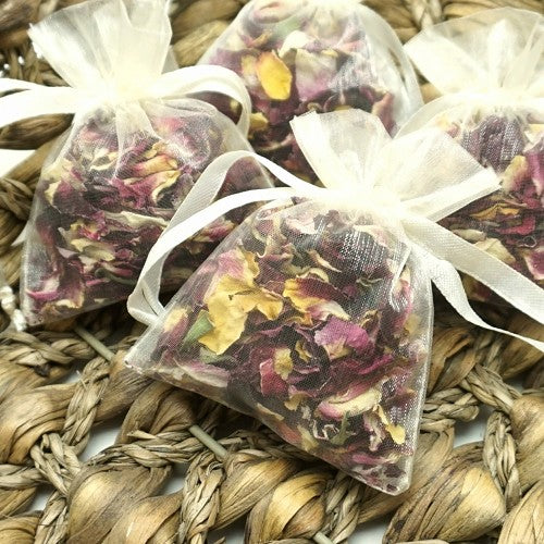 10 Pack | 3x4inch Chocolate Organza Drawstring Wedding Party Favor Gift Bags