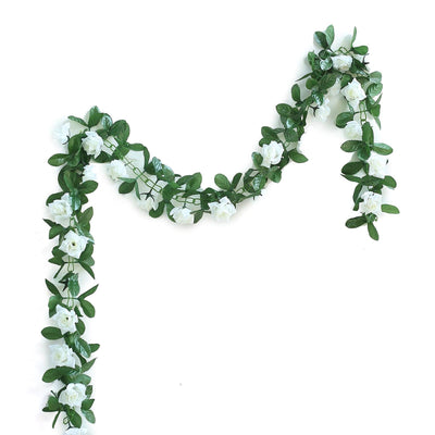 Elegant Design of the Cream Rose Garland Elegant Design of the Cream Rose Garland