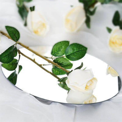 Versatility of Cream Long Stem Artificial Silk Roses Versatility of Cream Long Stem Artificial Silk Roses