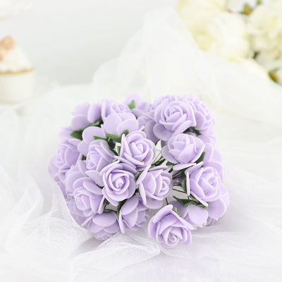 Lifelike Elegance of Lavender Lilac Roses Lifelike Elegance of Lavender Lilac Roses