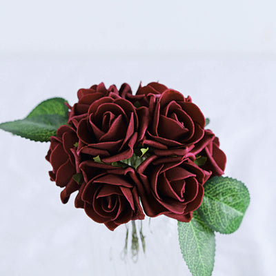 Lifelike Beauty of Burgundy Foam Flowers Lifelike Beauty of Burgundy Foam Flowers