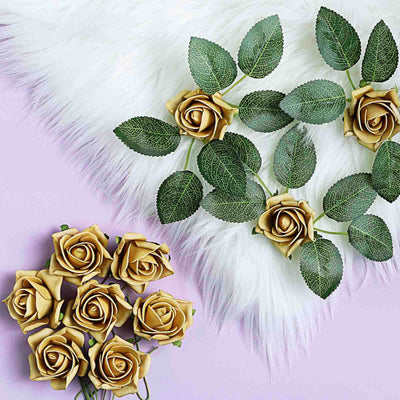 Versatile Uses for Gold Artificial Foam Flowers Versatile Uses for Gold Artificial Foam Flowers