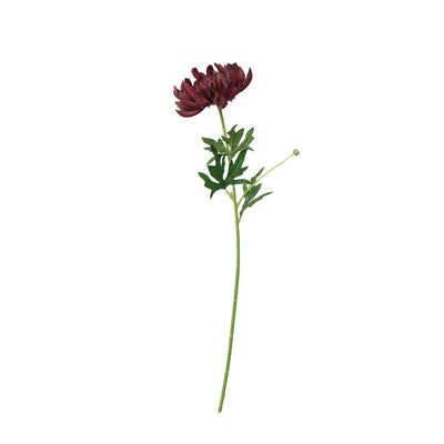 Lifelike Beauty of Burgundy Silk Chrysanthemums Lifelike Beauty of Burgundy Silk Chrysanthemums