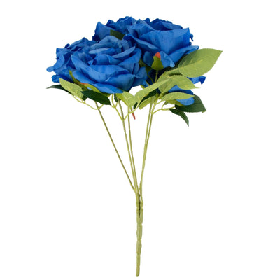 Luxurious Royal Blue Silk Roses Luxurious Royal Blue Silk Roses