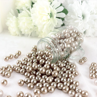 Elevate Your Decor with Taupe Faux Craft Pearl Beads Elevate Your Decor with Taupe Faux Craft Pearl Beads
