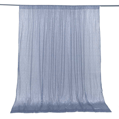 Elegant Shimmer with Dusty Blue Sequin Drapes Elegant Shimmer with Dusty Blue Sequin Drapes