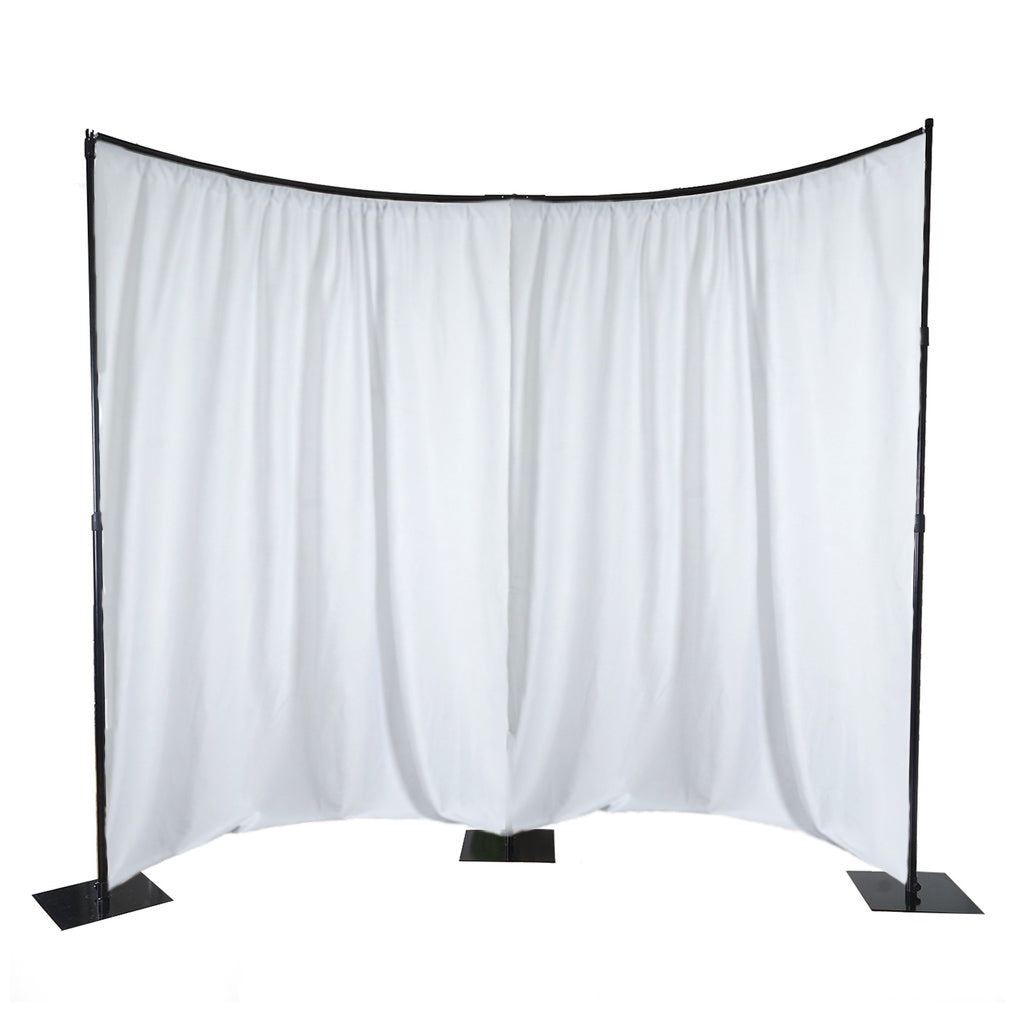Heavy Duty Curved Photography Backdrop Stand With Triple Base 11 Feet x 13 Feet