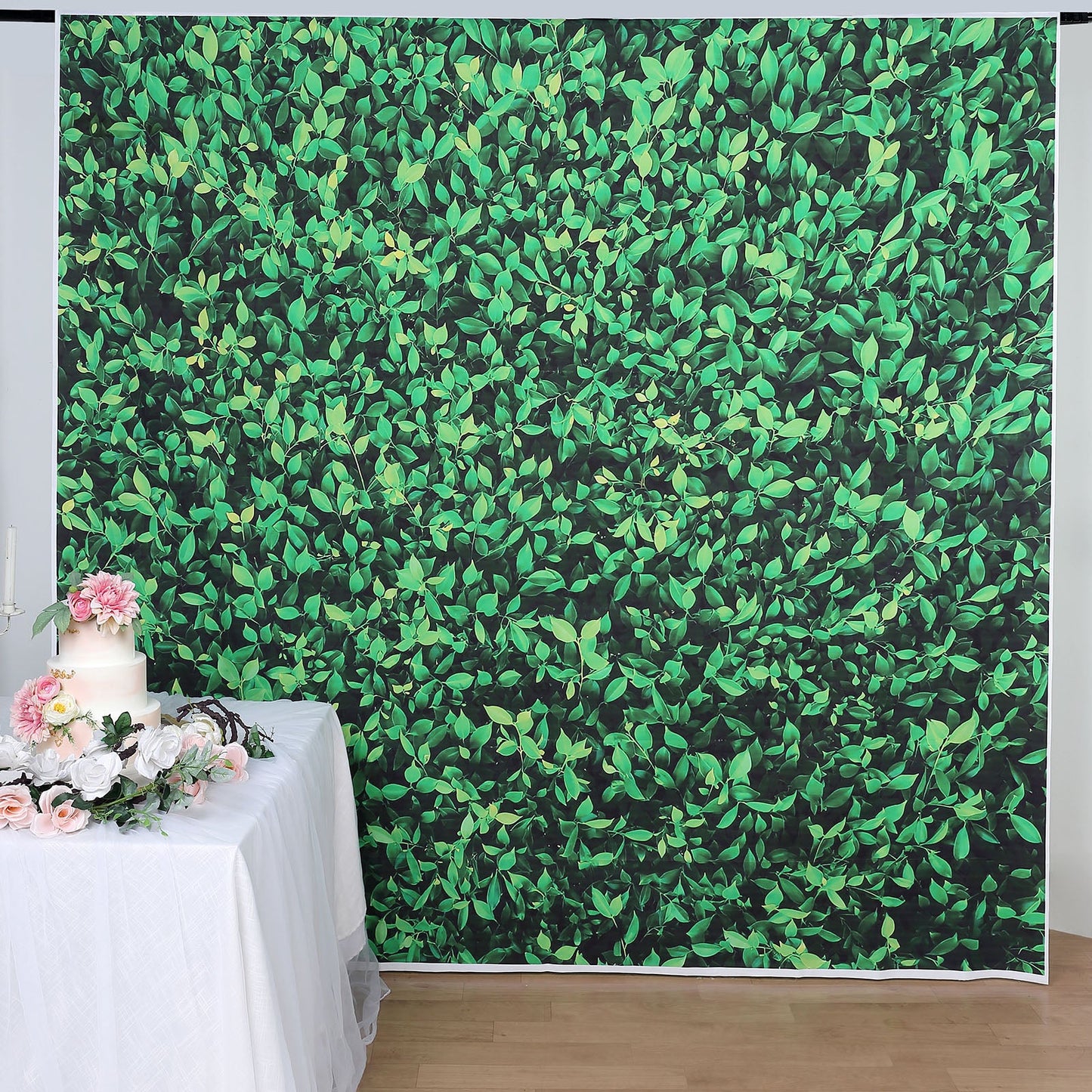 8ftx8ft Greenery Grass Print Vinyl Photography Booth Party Backdrop