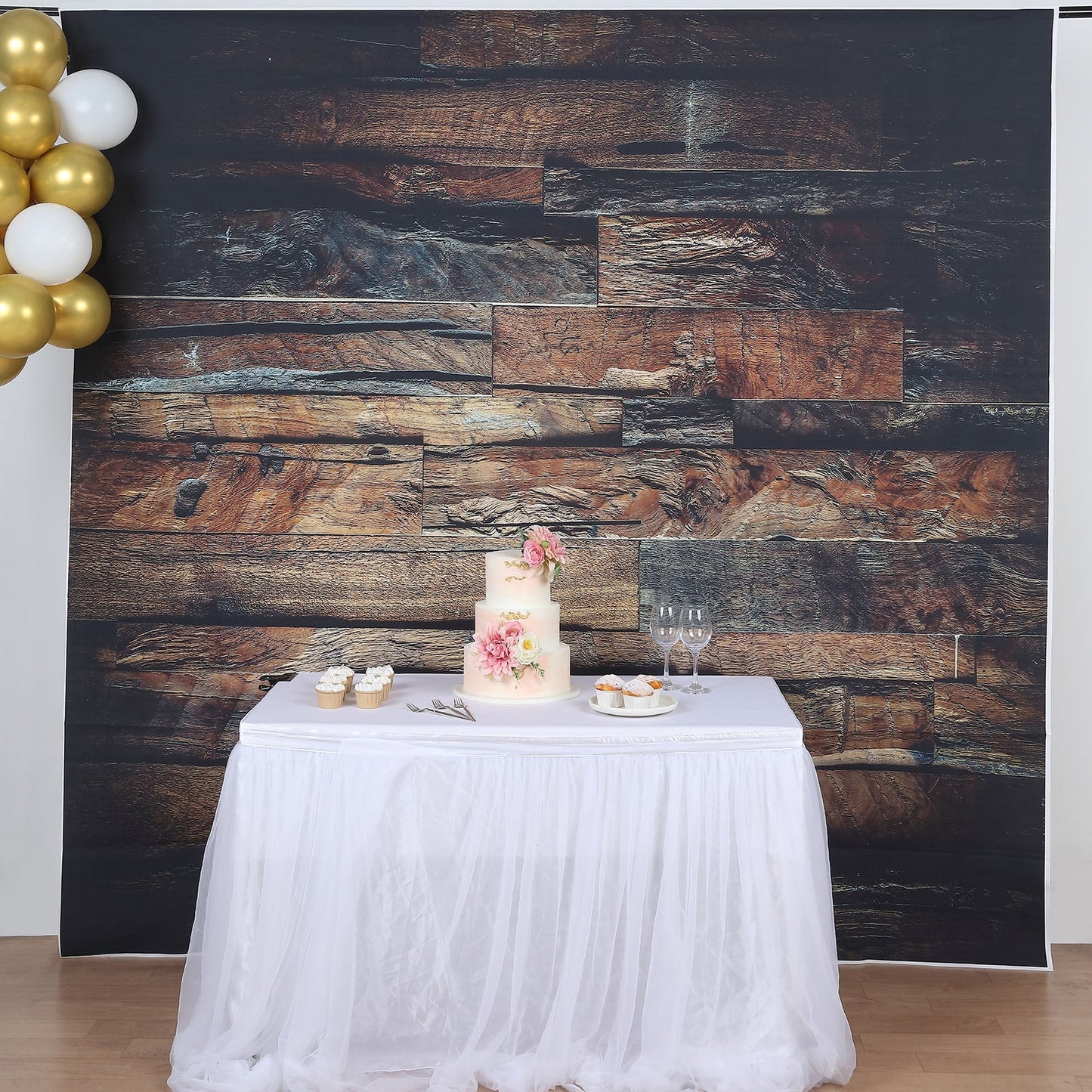 Fairy tale book backdrop for princess theme party photo shoot.