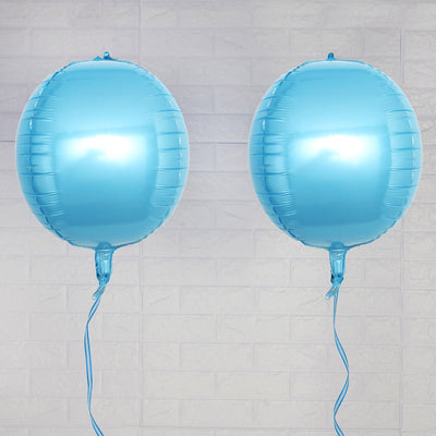 Elevate Your Event with 4D Metallic Blue Sphere Balloons Elevate Your Event with 4D Metallic Blue Sphere Balloons
